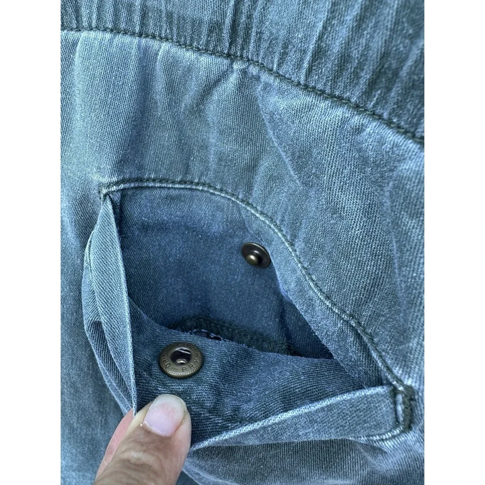 Vintage LL Bean Flannel Lined Hiking Zion Olive Green Pants Size 32x32‎